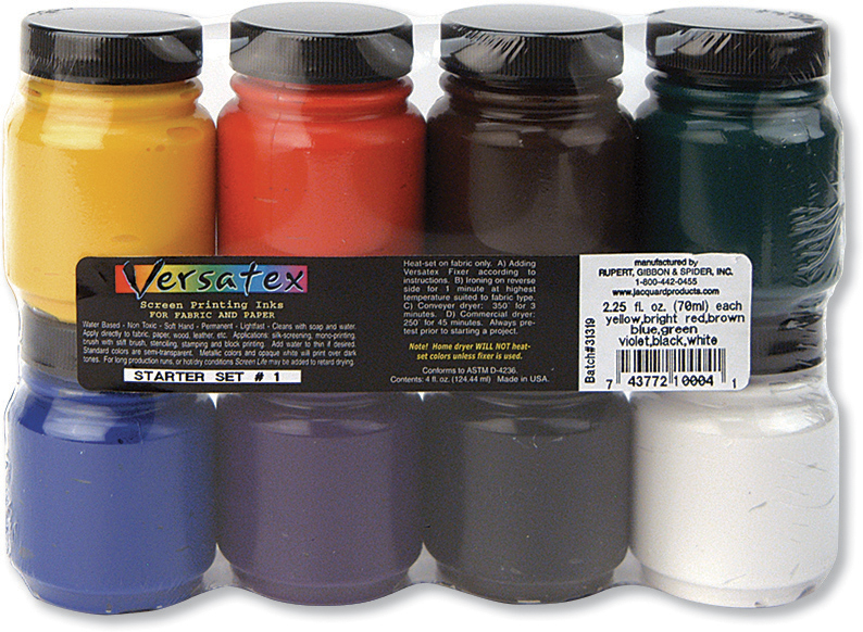 Jacquard Products — Versatex Screen Ink Sets